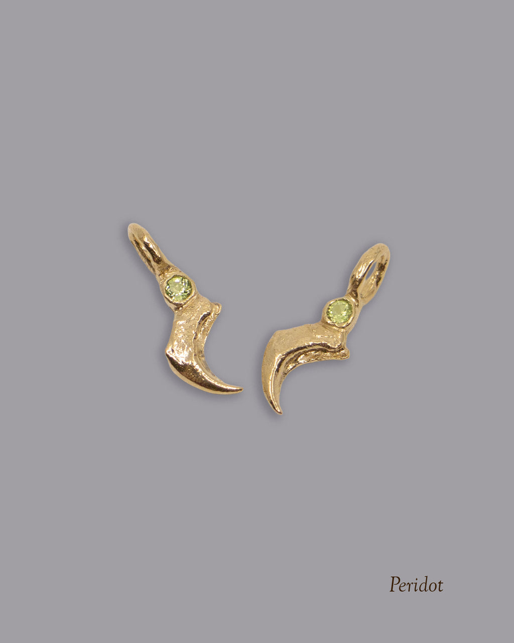 GEMSTONE CLAW PENDANT