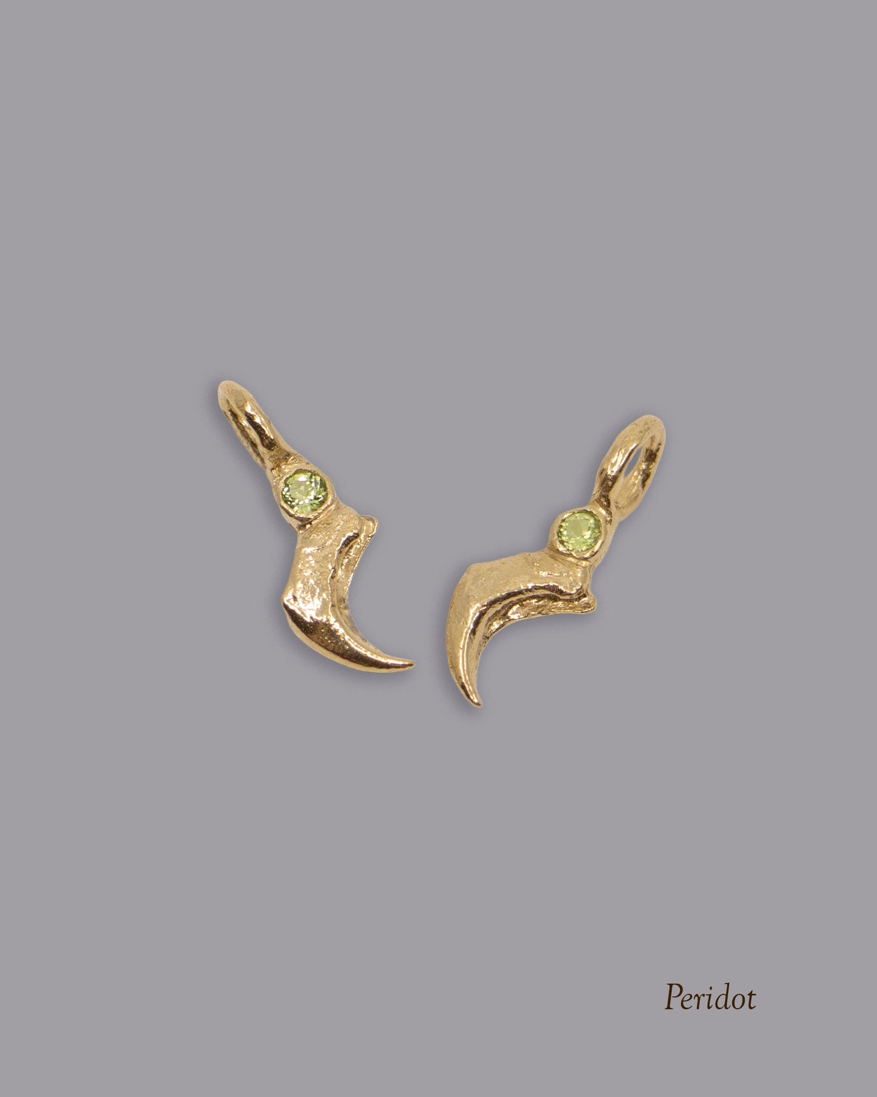 GEMSTONE CLAW PENDANT