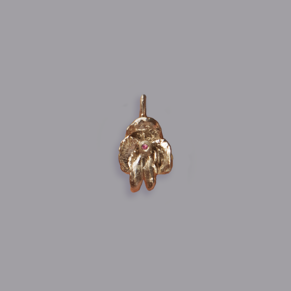 DROOPY ORCHID PENDANT