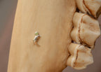 GEMSTONE CAT CLAW STUD EARRING