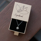 RUFFLED ORCHID PENDANT