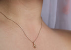 RUFFLED ORCHID PENDANT