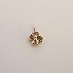 RUFFLED ORCHID PENDANT