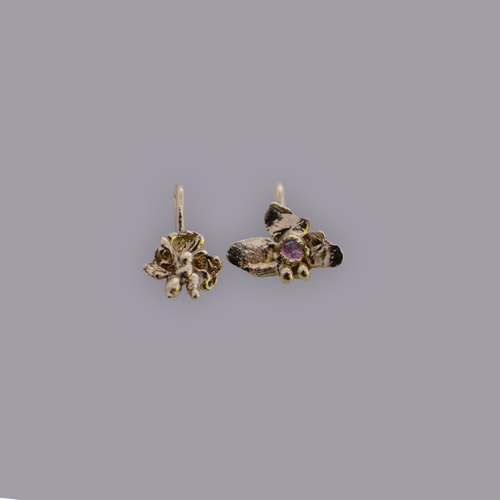 GEMSTONE ORCHID PENDANT
